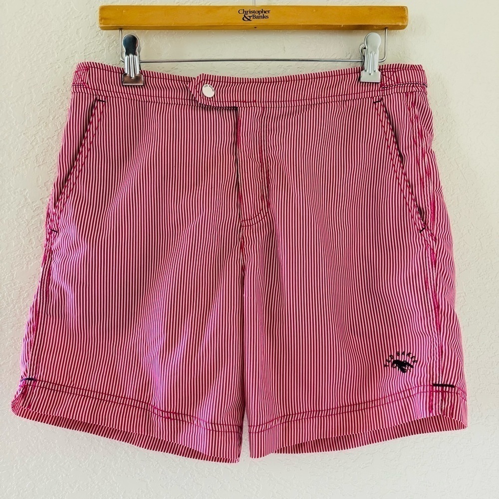 Ted Baker London Striped Swim Shorts
